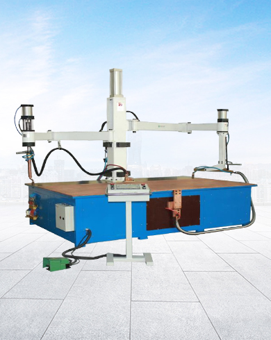 鈑金行業(yè)雙搖臂式平臺無痕點(diǎn)焊機(jī)