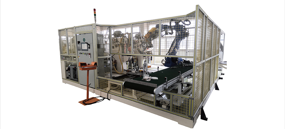 新能源汽車部件全自動點凸焊工作站
